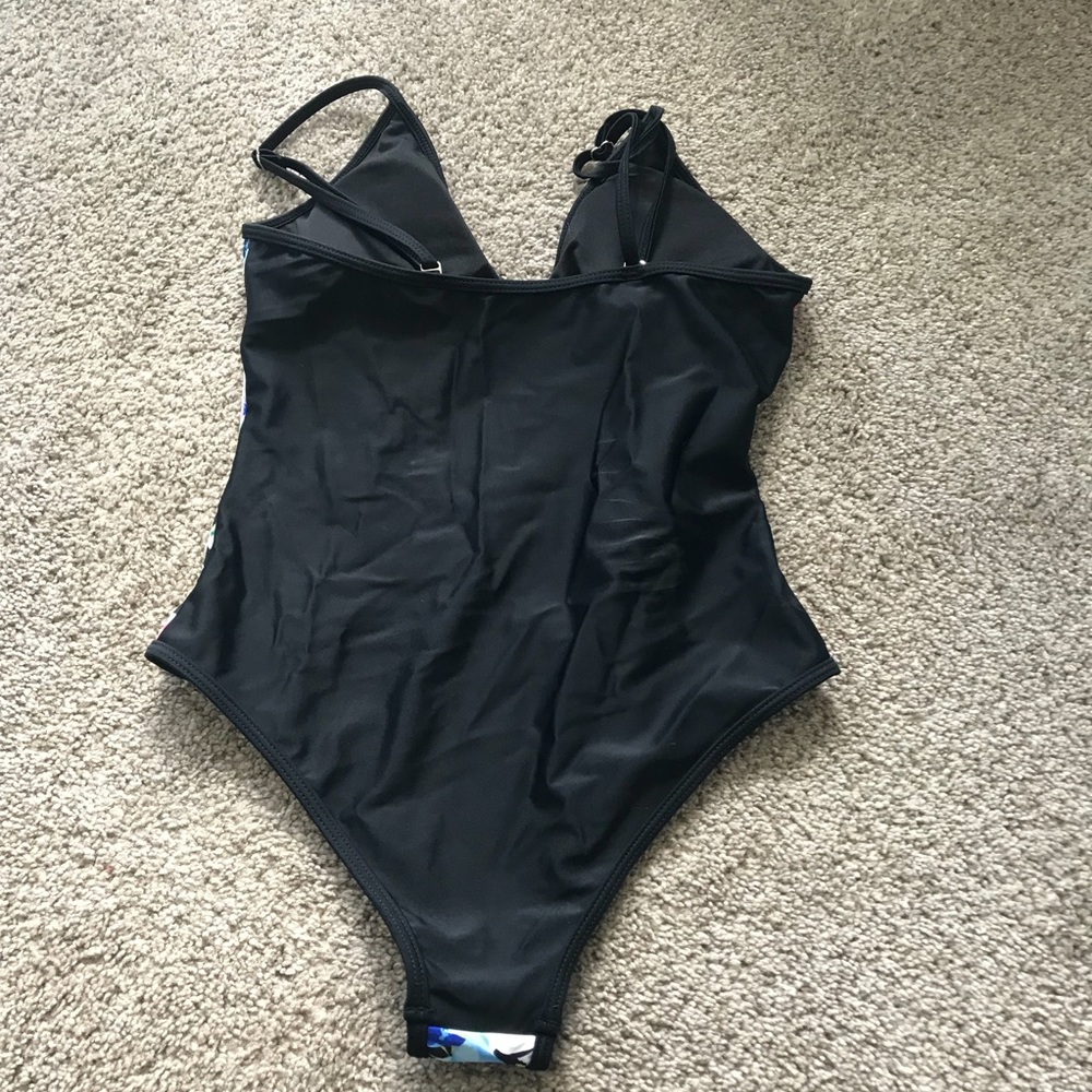 DONATING NEXT WEEK - Floral 1-piece swimsuit! - Picture 3 of 5